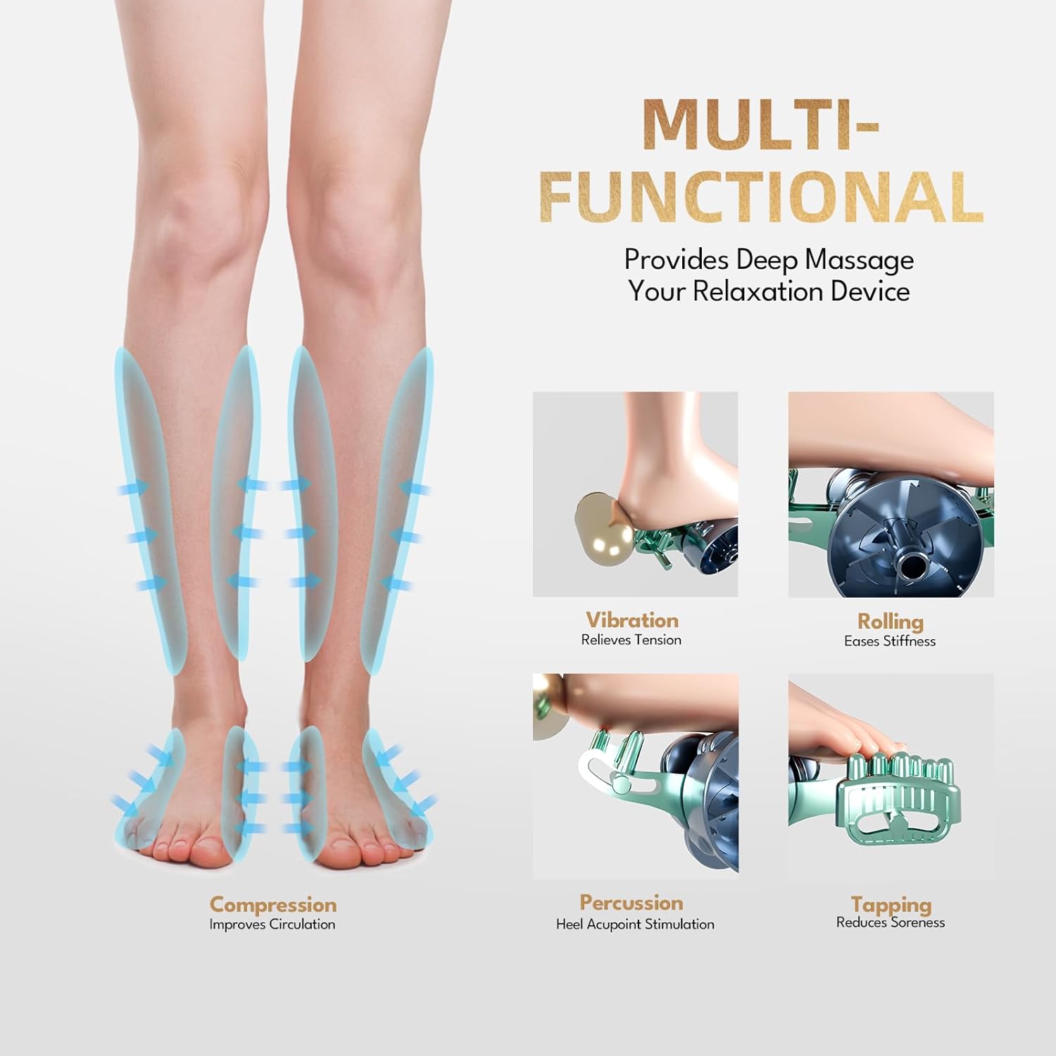 Shiatsu Foot Massager with Heat