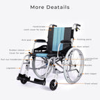 Magnesium Lightweight Wheelchair