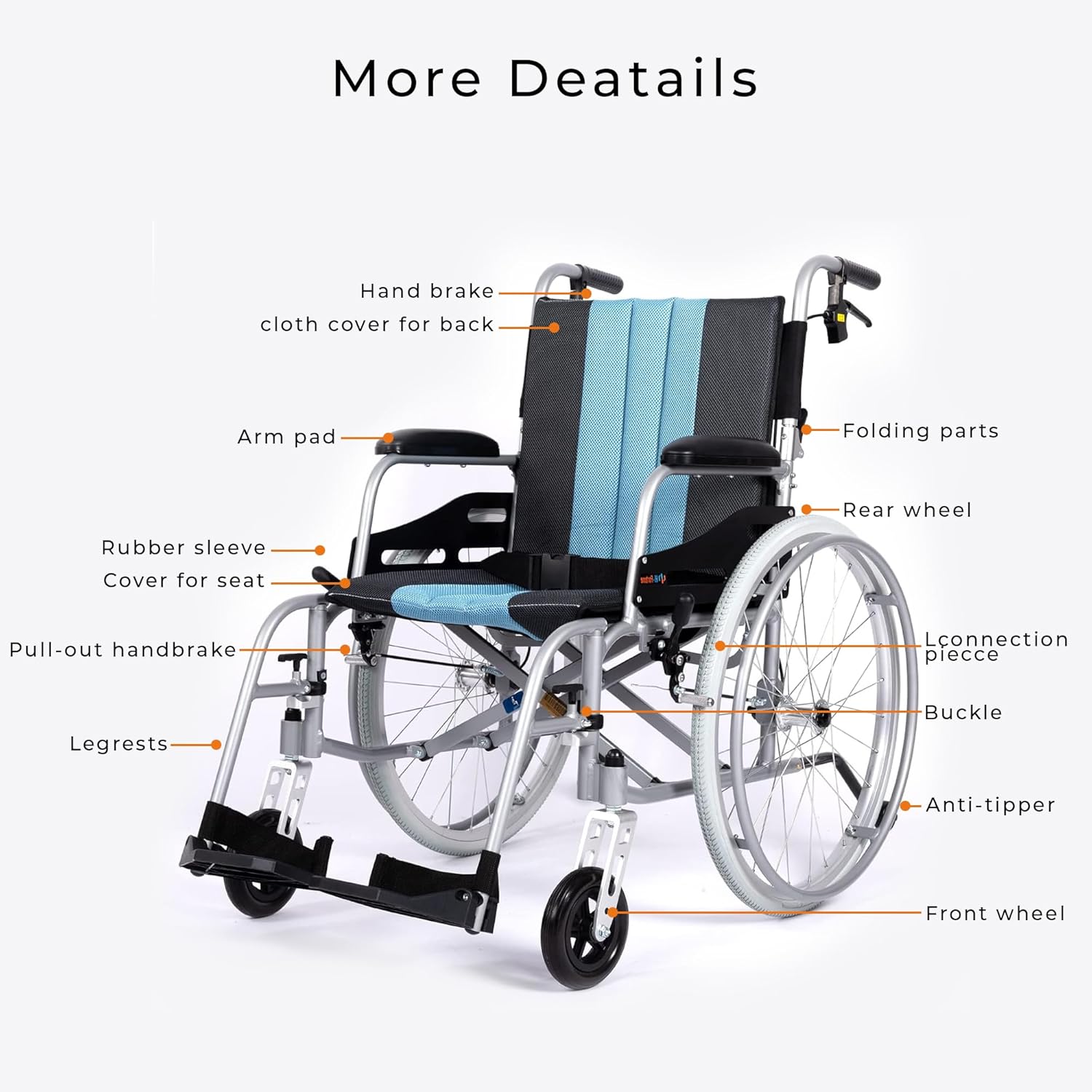 Magnesium Lightweight Wheelchair
