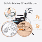 Magnesium Lightweight Wheelchair